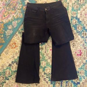 ULTRA STRETCHY High Rise Black Bellbottoms